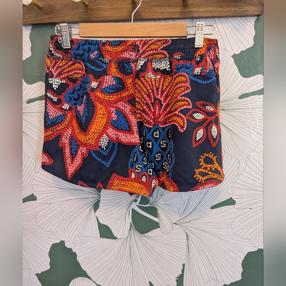 FARM Rio x Adidas Pacer 3 Stripes Vibrant Tropical Floral Shorts - Picture 2 of 3